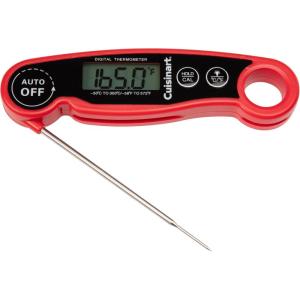 imageCuisinart LCD Digital Instant Read Thermometer Water Resistant Meat Thermometer for Home ampamp Grill Digital Grill Thermometer with Calibration ampamp Backlight Home Gadget BBQ Smoker Oil Fry ampamp Candy