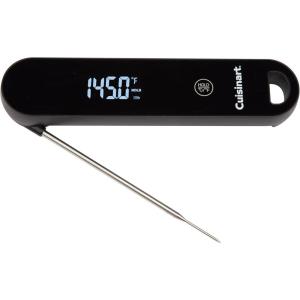 imageCuisinart LED Digital Pro Instant Read Thermometer Calibrated Ambidextrous Waterproof Meat Thermometer for Home ampamp Grill Lift to Wake Ultra Fast 06s Read Time Home Gadget BBQ Smoker Oil Fry