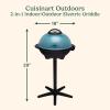 imageCuisinart IndoorOutdoor Electric Griddle 2in1 Portable BBQ with Flat Top NonStick Cooking Surface Adjustable Heat StandTabletop Options for Cookouts Barbecues ampamp Small Spaces No Tools Needed2in1 Outdoor Electric Griddle