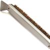 imageCuisinart 24 Pizza Stone Cleaning Brush with Rotating Head and Brass Bristles for Easy Cleaning Lightweight and Durable Long Handle Brush and Scraper for Stubborn Spots Pizza Oven AccessoryCCB399 Pizza Stone Cleaning Brush
