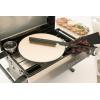 imageCuisinart 24 Pizza Stone Cleaning Brush with Rotating Head and Brass Bristles for Easy Cleaning Lightweight and Durable Long Handle Brush and Scraper for Stubborn Spots Pizza Oven AccessoryCCB399 Pizza Stone Cleaning Brush