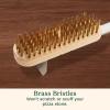 imageCuisinart 24 Pizza Stone Cleaning Brush with Rotating Head and Brass Bristles for Easy Cleaning Lightweight and Durable Long Handle Brush and Scraper for Stubborn Spots Pizza Oven Accessory24 Pizza Stone Brush