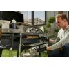 imageCuisinart 28 Outdoor Griddle with Hood  Stainless Steel Dual Burner 30000 BTU Gas Griddle Wheels 504 Sq In Cooking Surface with 2 Side Tables for Storage Perfect for BBQs Backyard and Patio28 Griddle  Broiler Combo