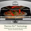 imageCuisinart Propel 4Burner 3in1 Gas Grill Stainless Steel Versatile Grill Griddle ampamp Pizza Oven with Pizza Stone Convertible to Natural Gas Side Burner ampamp Integrated Storage Perfect for BBQs