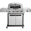imageCuisinart Propel 4Burner 3in1 Gas Grill Stainless Steel Versatile Grill Griddle ampamp Pizza Oven with Pizza Stone Convertible to Natural Gas Side Burner ampamp Integrated Storage Perfect for BBQs