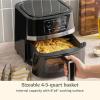 imageCuisinart Air Fryer Oven  9Qt Basket Stainless Steel Air Fryer  DishwasherSafe Parts with 6 Presets  Roast Bake Broil Air Fry Dehydrate and Keep Warm  Quick ampamp Easy Meals  AIRX221Stainless Steel  Black