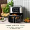 imageCuisinart Air Fryer Oven  9Qt Basket Stainless Steel Air Fryer  DishwasherSafe Parts with 6 Presets  Roast Bake Broil Air Fry Dehydrate and Keep Warm  Quick ampamp Easy Meals  AIRX221Stainless Steel  Black
