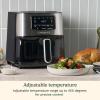 imageCuisinart Air Fryer Oven  9Qt Basket Stainless Steel Air Fryer  DishwasherSafe Parts with 6 Presets  Roast Bake Broil Air Fry Dehydrate and Keep Warm  Quick ampamp Easy Meals  AIRX221Stainless Steel  Black