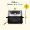 imageCuisinart Air Fryer Oven  9Qt Basket Stainless Steel Air Fryer  DishwasherSafe Parts with 6 Presets  Roast Bake Broil Air Fry Dehydrate and Keep Warm  Quick ampamp Easy Meals  AIRX221Stainless Steel  Black