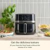 imageCuisinart Air Fryer Oven  9Qt Basket Stainless Steel Air Fryer  DishwasherSafe Parts with 6 Presets  Roast Bake Broil Air Fry Dehydrate and Keep Warm  Quick ampamp Easy Meals  AIRX221Stainless Steel  Black