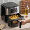 imageCuisinart Air Fryer Oven  9Qt Basket Stainless Steel Air Fryer  DishwasherSafe Parts with 6 Presets  Roast Bake Broil Air Fry Dehydrate and Keep Warm  Quick ampamp Easy Meals  AIRX221Stainless Steel  Black