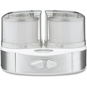 imageCuisinart ICE40P1 Automatic Flavor Duo 2Quart Frozen Yogurt Ice Cream and Sorbet Maker Makes Frozen Treats in less than 20Minutes White