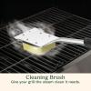 imageCuisinart 5Piece Stainless Steel Grill Tool Set Bristle Free Grill Brush Stainless Steel Locking Tongs Spatula and Silicone Mat Durable BBQ Tools for Outdoor Cooking