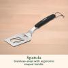 imageCuisinart 5Piece Stainless Steel Grill Tool Set Bristle Free Grill Brush Stainless Steel Locking Tongs Spatula and Silicone Mat Durable BBQ Tools for Outdoor Cooking