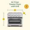 imageCuisinart Air Fryer  Convection Toaster Oven 81 Oven with Bake Grill Broil ampamp Warm Options Stainless Steel TOA70