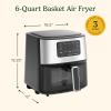imageCuisinart Air Fryer Oven  26Qt Basket Black and Stainless Steel Air Fryer  DishwasherSafe Parts with 3 Presets  Roast Bake and Air Fry  Quick ampamp Easy Meals  AIR80Stainless Steel  Black