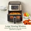 imageCuisinart Air Fryer Oven  26Qt Basket Black and Stainless Steel Air Fryer  DishwasherSafe Parts with 3 Presets  Roast Bake and Air Fry  Quick ampamp Easy Meals  AIR80Stainless Steel  Black