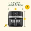 imageCuisinart Air Fryer Oven  26Qt Basket Black and Stainless Steel Air Fryer  DishwasherSafe Parts with 3 Presets  Roast Bake and Air Fry  Quick ampamp Easy Meals  AIR80Stainless Steel  Black