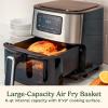 imageCuisinart Air Fryer Oven  26Qt Basket Black and Stainless Steel Air Fryer  DishwasherSafe Parts with 3 Presets  Roast Bake and Air Fry  Quick ampamp Easy Meals  AIR80Stainless Steel  Black
