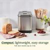 imageCuisinart Bread Maker Machine Compact and Automatic Customizable Settings Up to 2lb Loaves CBK110P1 SilverBlackCompact