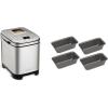 imageCuisinart Bread Maker Machine Compact and Automatic Customizable Settings Up to 2lb Loaves CBK110P1 SilverBlackCompact