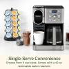 imageCuisinart Coffee Maker 12Cup Glass Carafe Automatic Hot ampamp Iced Coffee Maker Single Server Brewer Stainless Steel SS16Stainless Steel