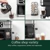 imageCuisinart Coffeemaker Coffee Center Barista Bar 4In1 Coffee Machine SingleServe Coffee Espresso ampamp Nespresso Capsule Compatible 12Cup Carafe Black SS4N1Black