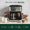 imageCuisinart Coffeemaker Coffee Center Barista Bar 4In1 Coffee Machine SingleServe Coffee Espresso ampamp Nespresso Capsule Compatible 12Cup Carafe Black SS4N1Black