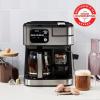 imageCuisinart Coffeemaker Coffee Center Barista Bar 4In1 Coffee Machine SingleServe Coffee Espresso ampamp Nespresso Capsule Compatible 12Cup Carafe Black SS4N1Black