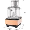 imageCuisinart Food Processor 14Cup Vegetable Chopper for Mincing Dicing Shredding Puree ampamp Kneading Dough Stainless Steel DFP14BCNYCopper