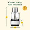 imageCuisinart Food Processor 14Cup Vegetable Chopper for Mincing Dicing Shredding Puree ampamp Kneading Dough Stainless Steel DFP14BCNYStainless Steel