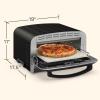 imageCuisinart Indoor Pizza Oven  Bake 12 Pizzas in Minutes  Portable Countertop Pizza Oven  Stainless Steel  CPZ120Black Stainless Steel