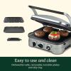 imageCuisinart Panini Press Stainless Steel Griddler Sandwich Maker ampamp More 5IN1 GR4NP1Griddler