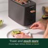 imageCuisinart Soho Collection 2Slice Toaster 7 Toaster Setting Defrost Reheat and Bagel Setting Convenient Rear Cord Storage Black CPT7BKBlack
