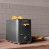 imageCuisinart Soho Collection 2Slice Toaster 7 Toaster Setting Defrost Reheat and Bagel Setting Convenient Rear Cord Storage Black CPT7BKBlack