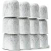 imageCuisinart Compatible 12Pack Replacement Charcoal Water Filters for Coffee Makers  Fits all Cuisinart and Braun BrewSense Coffee Makers12