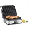 imageCuisinart Panini Press Stainless Steel Griddler Sandwich Maker ampamp More 5IN1 GR4NP1Digital Griddler