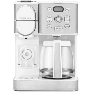 imageCuisinart Coffee Maker 12Cup Glass Carafe Automatic Hot ampamp Iced Coffee Maker Single Server Brewer Stainless Steel SS16White