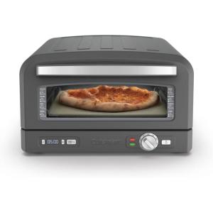 imageCuisinart Indoor Pizza Oven  Bake 12 Pizzas in Minutes  Portable Countertop Pizza Oven  Stainless Steel  CPZ120Matte Black
