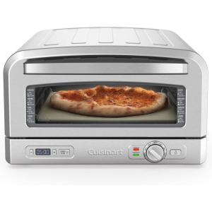 imageCuisinart Indoor Pizza Oven  Bake 12 Pizzas in Minutes  Portable Countertop Pizza Oven  Stainless Steel  CPZ120Stainless Steel