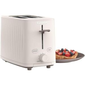 imageCuisinart Soho Collection 2Slice Toaster 7 Toaster Setting Defrost Reheat and Bagel Setting Convenient Rear Cord Storage Black CPT7BKTruffle