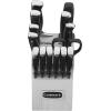 imageCuisinart 15Piece Knife Set with Block High Carbon Stainless Steel Forged Triple Rivet White C77WTR15PBlackGray
