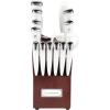 imageCuisinart 15Piece Knife Set with Block High Carbon Stainless Steel Forged Triple Rivet White C77WTR15PCherryWhite