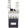 imageCuisinart 15Piece Knife Set with Block High Carbon Stainless Steel Forged Triple Rivet White C77WTR15PNavyWhite