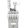 imageCuisinart 15Piece Knife Set with Block High Carbon Stainless Steel Forged Triple Rivet White C77WTR15PWhiteGrey