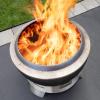 imageCuisinart COH800 Cleanburn Smokeless 24quot Fire Pit with Wind Guard Easy Clean Removable Base for Ash and Locking BaseCleanburn 195 Fire Pit