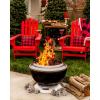 imageCuisinart COH800 Cleanburn Smokeless 24quot Fire Pit with Wind Guard Easy Clean Removable Base for Ash and Locking BaseCleanburn 24 Fire Pit