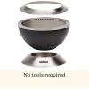 imageCuisinart COH800 Cleanburn Smokeless 24quot Fire Pit with Wind Guard Easy Clean Removable Base for Ash and Locking BaseCleanburn 24 Fire Pit