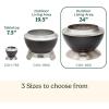 imageCuisinart COH800 Cleanburn Smokeless 24quot Fire Pit with Wind Guard Easy Clean Removable Base for Ash and Locking BaseCleanburn 24 Fire Pit