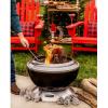imageCuisinart COH800 Cleanburn Smokeless 24quot Fire Pit with Wind Guard Easy Clean Removable Base for Ash and Locking BaseCleanburn 24 Fire Pit